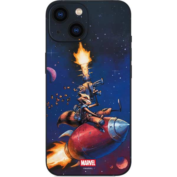 Marvel Rocket Raccoon Rocket Ride iPhone 13 Mini Skin