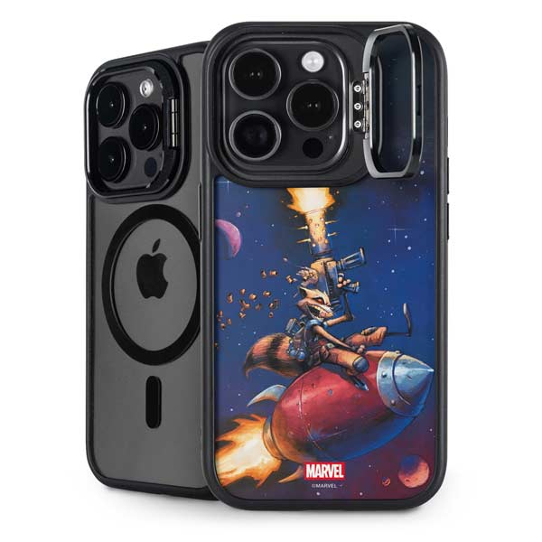 Marvel Rocket Raccoon Rocket Ride iPhone 14 Pro Kickstand Case