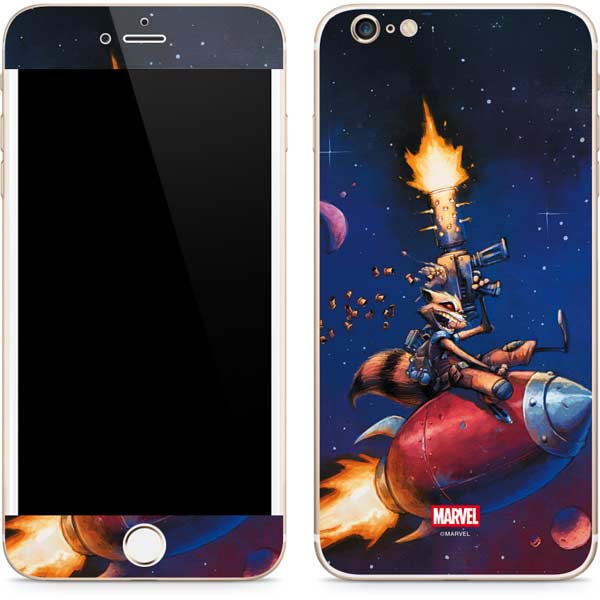 Marvel Rocket Raccoon Rocket Ride iPhone 6/6s Plus Skin