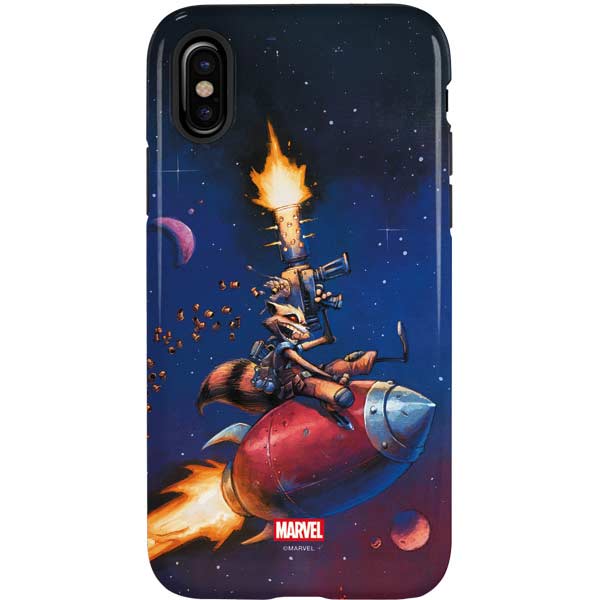 Marvel Rocket Raccoon Rocket Ride iPhone XS Pro Case