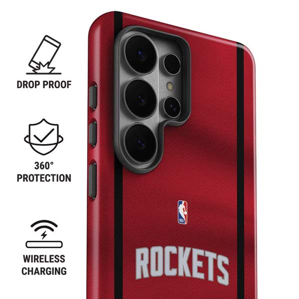 NBA Houston Rockets Jersey Galaxy S26 Ultra Impact Case