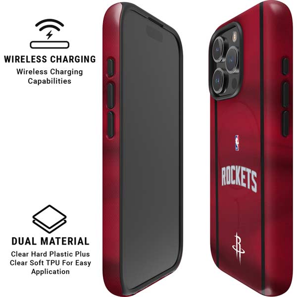 NBA Houston Rockets Jersey iPhone 16 Pro Magsafe Impact Case