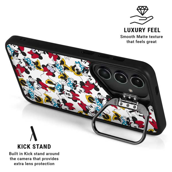Disney Minnie Mouse Rockin Minnie Pattern Galaxy S26 Ultra Kickstand Case
