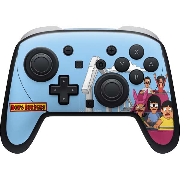 Bobs Burgers Roller Coaster Nintendo Switch 2 (2025) Pro Controller Skin