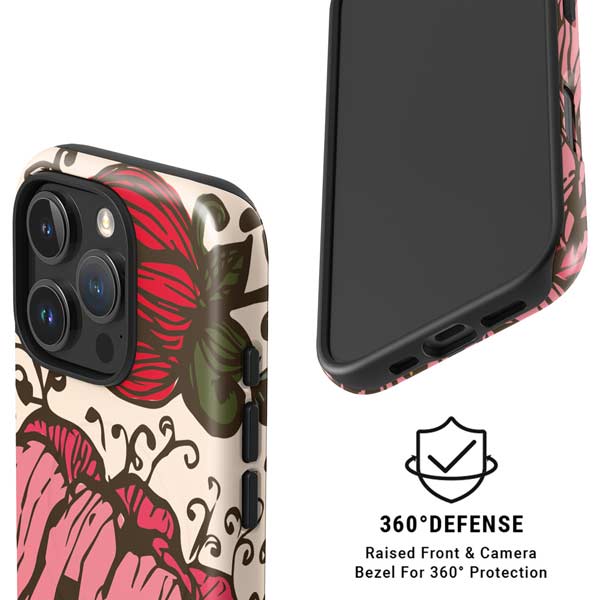 Rose Bud Floral iPhone 16 Pro Magsafe Impact Case