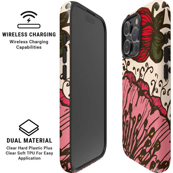 Rose Bud Floral iPhone 16 Pro Magsafe Impact Case