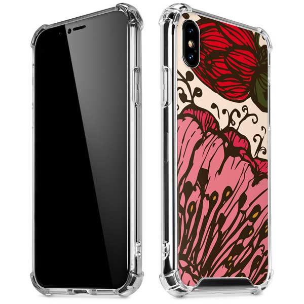 Rose Bud Floral iPhone X/XS Clear Case
