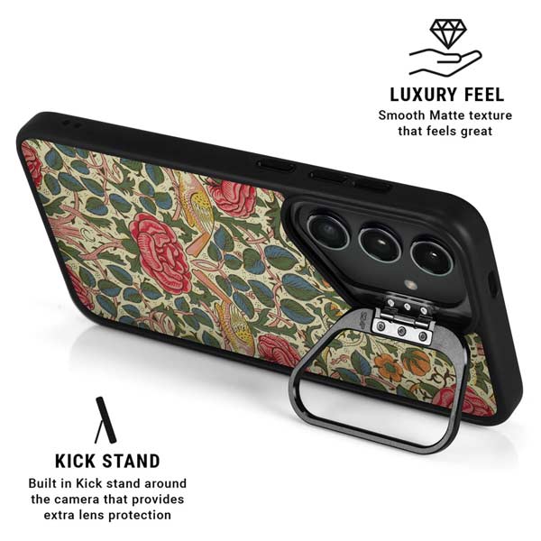 Rose by William Morris Galaxy S26 Kickstand Case