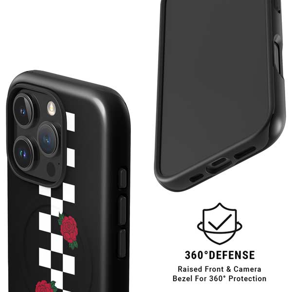 Rose Checkerboard iPhone 16 Pro Magsafe Impact Case