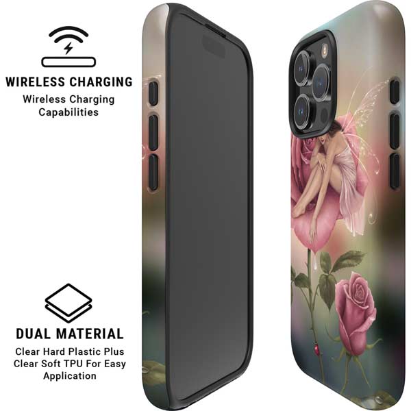 Rose Fairy by Rachel Anderson iPhone 16 Pro Max Magsafe Impact Case
