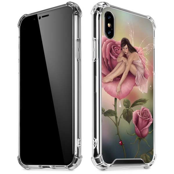 Rose Fairy by Rachel Anderson iPhone X/XS Clear Case