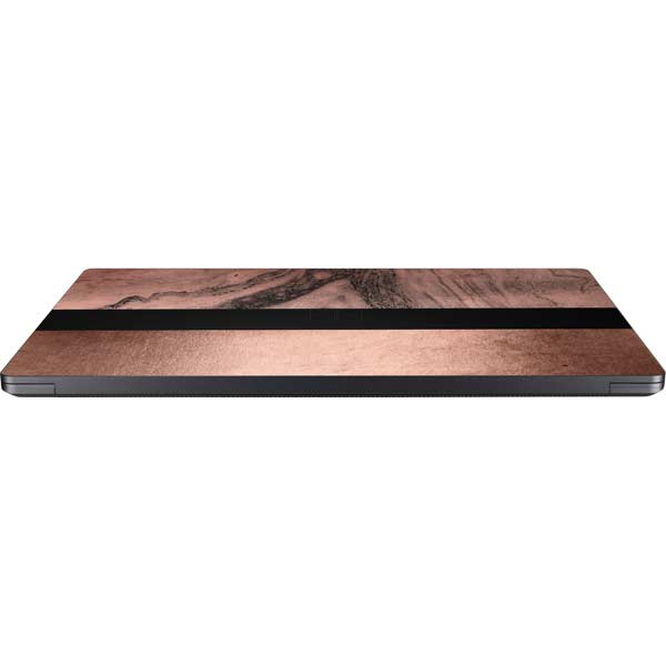 Rose Gold and Black Marble Surface Laptop 7 13.8in Skin