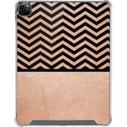 Rose Gold Chevron Split iPad Cases