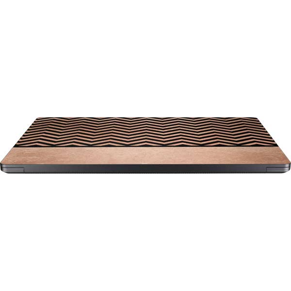 Rose Gold Chevron Split Surface Laptop 7 13.8in Skin