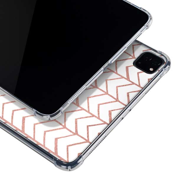 Rose Gold Herringbone iPad Cases