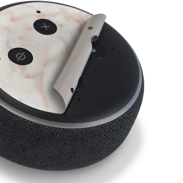 Rose Gold Marble Amazon Echo Dot Skin
