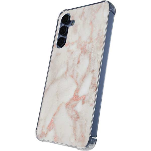 Rose Gold Marble Galaxy A35 5G Clear Case