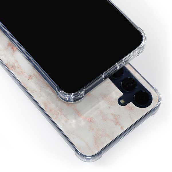 Rose Gold Marble Galaxy A35 5G Clear Case