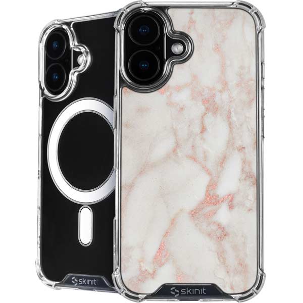 Rose Gold Marble iPhone 17 MagSafe Case