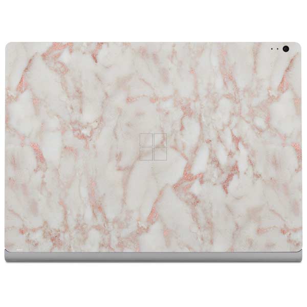 Rose Gold Marble Surface Book 2 15in Skin