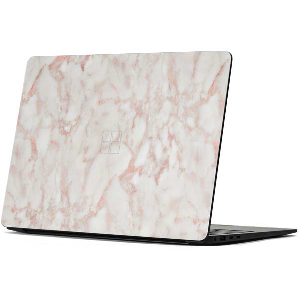 Rose Gold Marble Surface Laptop 7 15in Skin