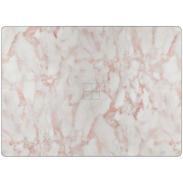 Rose Gold Marble Surface Laptop 7 15in Skin