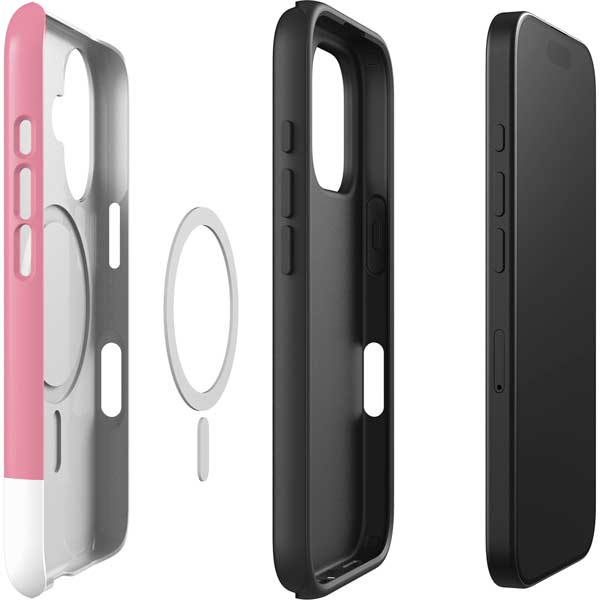 Rose Pink Color Palette iPhone 16 Plus Magsafe Impact Case