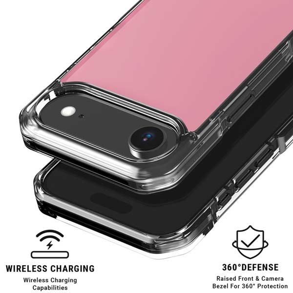 Rose Pink Color Palette iPhone 17 Air Clear Case