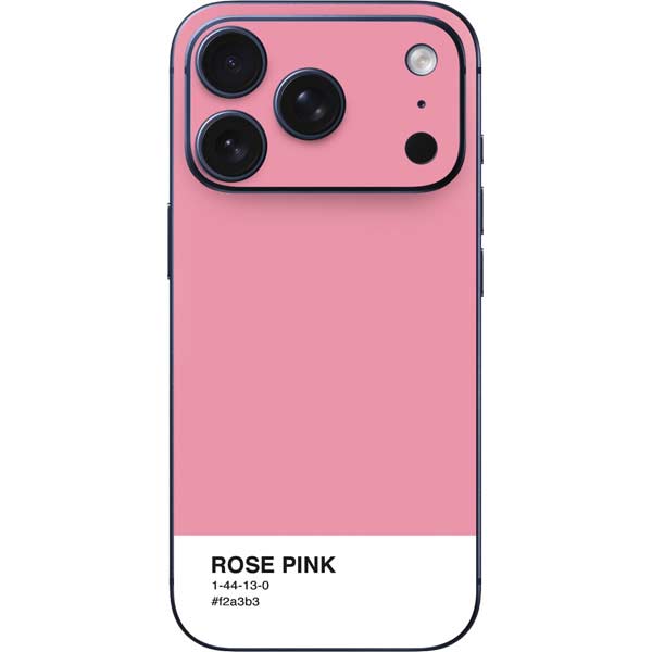 iPhone 17 Pro Max Rose Pink Color Palette Skin | Decals | Wraps