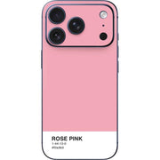 Rose Pink Color Palette iPhone 17 Pro Skin