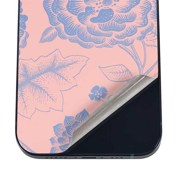 Rose Quartz & Serenity Floral iPhone 17 Pro Max Skin