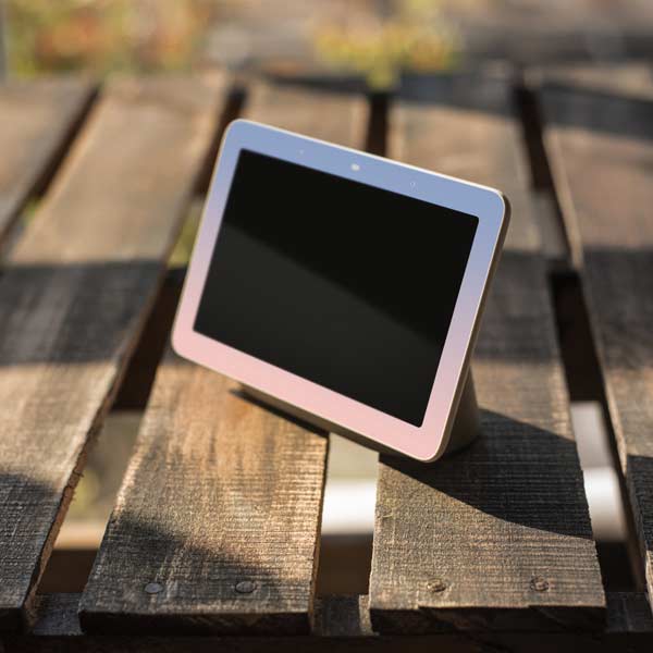 Rose Quartz & Serenity Ombre Google Home Hub Skin