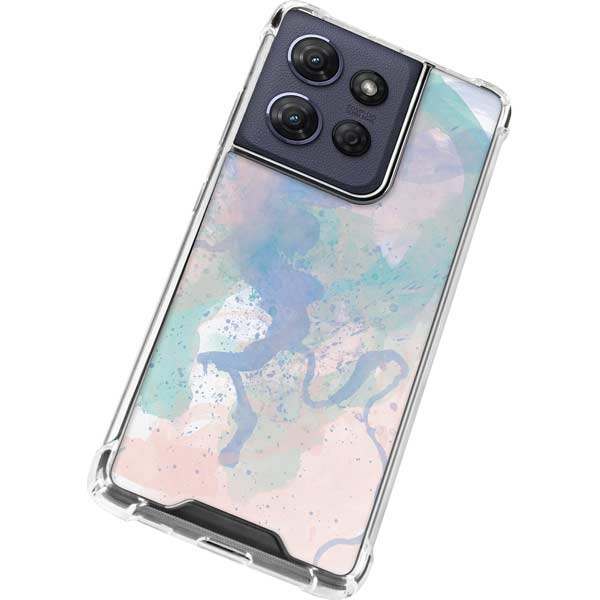 Rose Quartz & Serenity Splatter Moto G Play 5G (2025) Clear Case