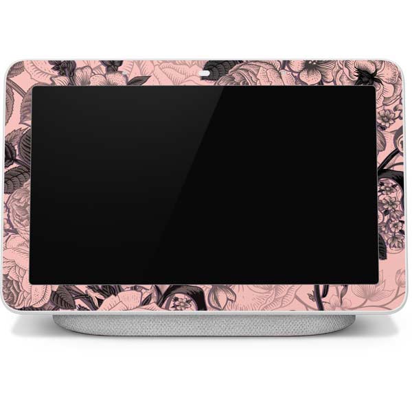 Rose Quartz Floral Google Home Hub Skin