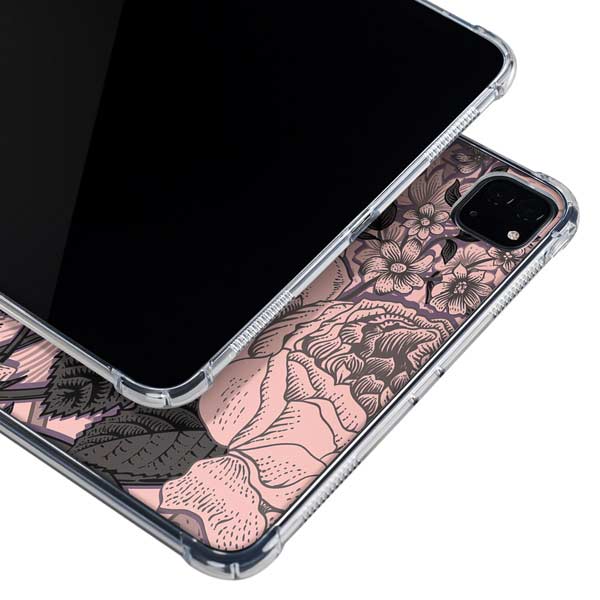 Rose Quartz Floral iPad Cases