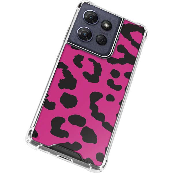 Rosy Leopard Moto G Power 5G (2025) Clear Case