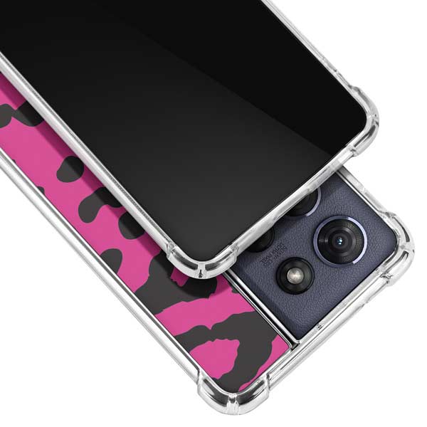 Rosy Leopard Moto G Power 5G (2025) Clear Case