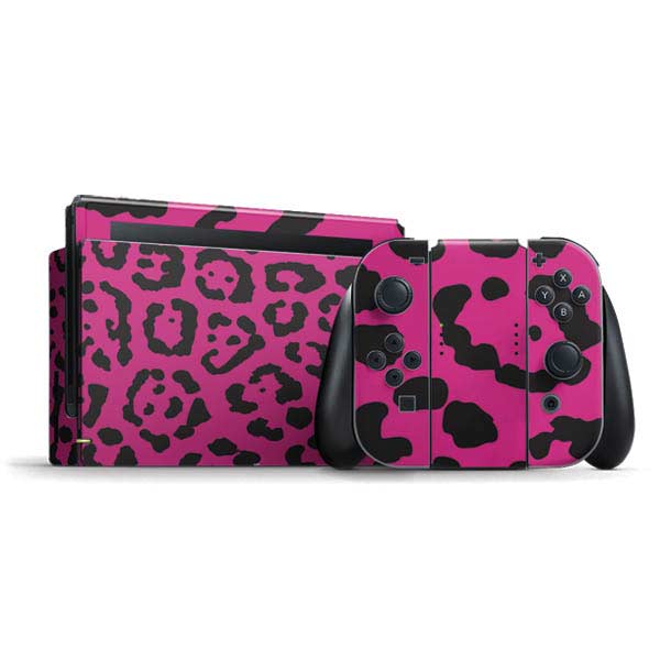 Rosy Leopard Nintendo Skins