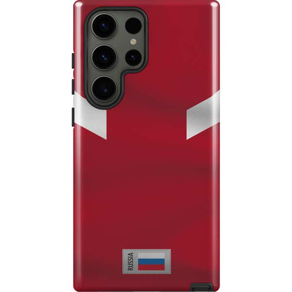 Russia Soccer Flag Galaxy S23 Ultra Pro Case