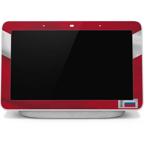 Russia Soccer Flag Google Home Hub Skin