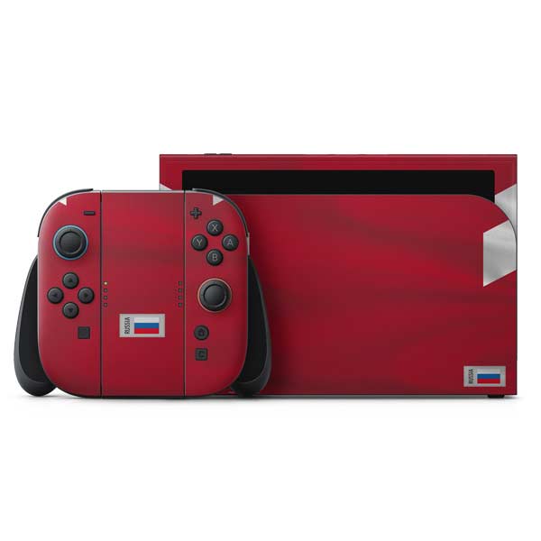 Russia Soccer Flag Nintendo Skins