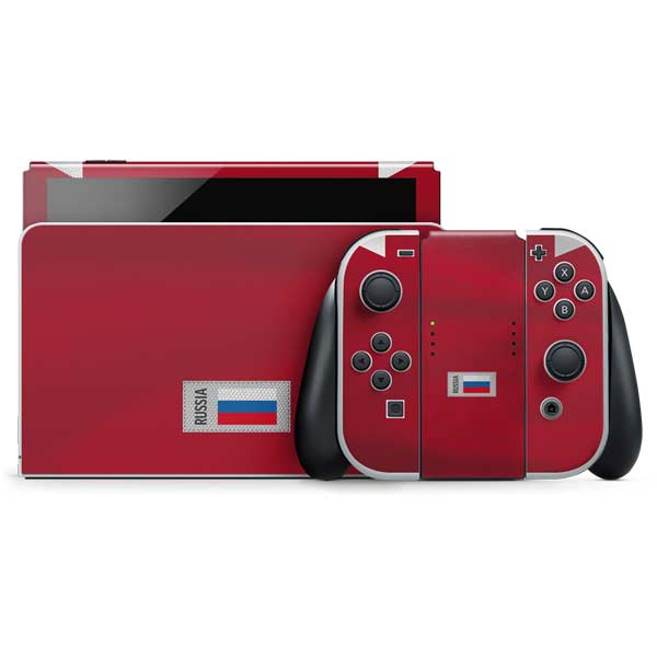 Russia Soccer Flag Nintendo Skins