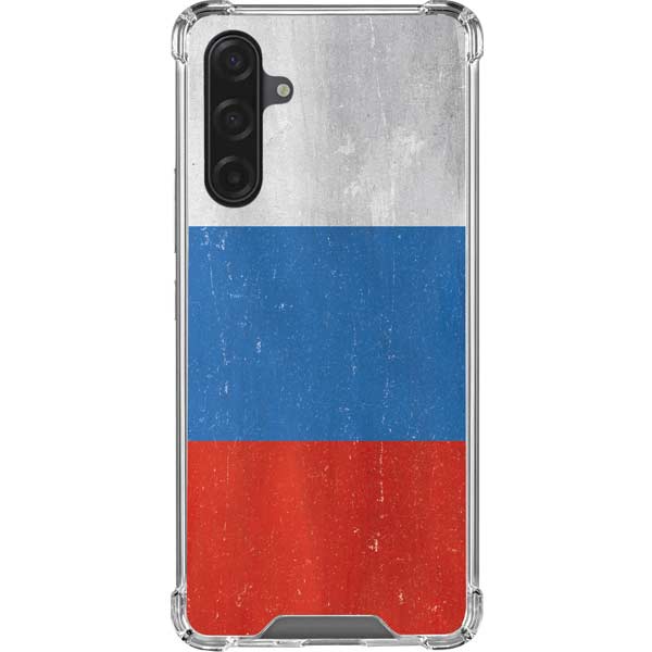 Russian Flag Distressed Galaxy Cases
