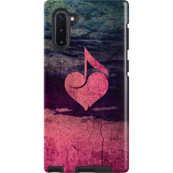 Rustic Musical Heart Galaxy Cases