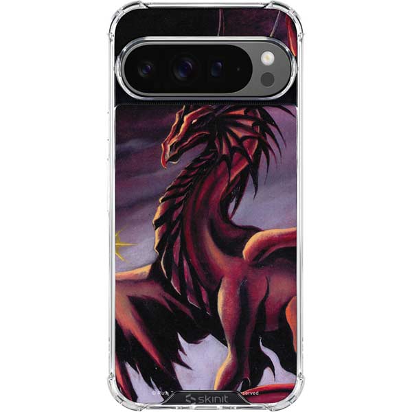 Ruth Thompson Red Dragon by Ruth Thompson Google Pixel 10 Pro XL Clear Case
