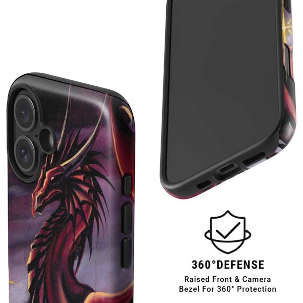 Ruth Thompson Red Dragon by Ruth Thompson iPhone 16 Plus Magsafe Impact Case