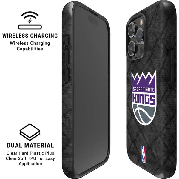 NBA Sacramento Kings Blast Rust iPhone 16 Pro Magsafe Impact Case
