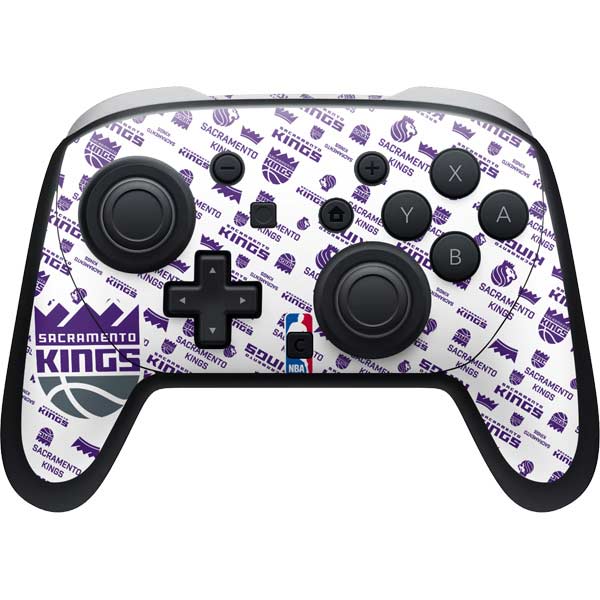 NBA Sacramento Kings History Logo Blast Nintendo Switch 2 (2025) Pro Controller Skin