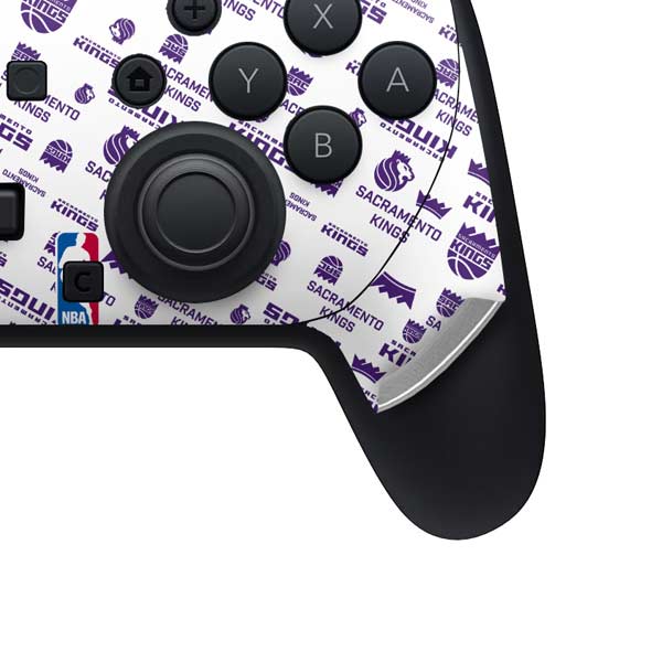 NBA Sacramento Kings History Logo Blast Nintendo Switch 2 (2025) Pro Controller Skin