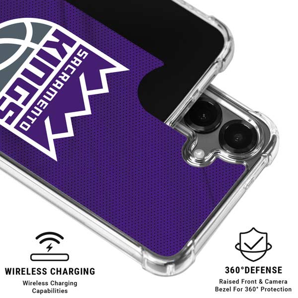 NBA Sacramento Kings Jersey Galaxy S26 Plus Clear Case